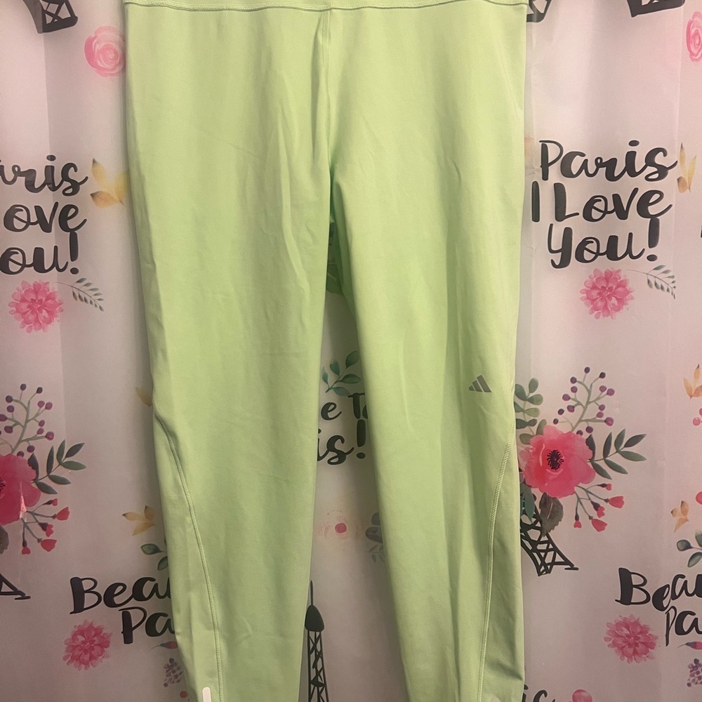adidas Light Green Kids Leggings